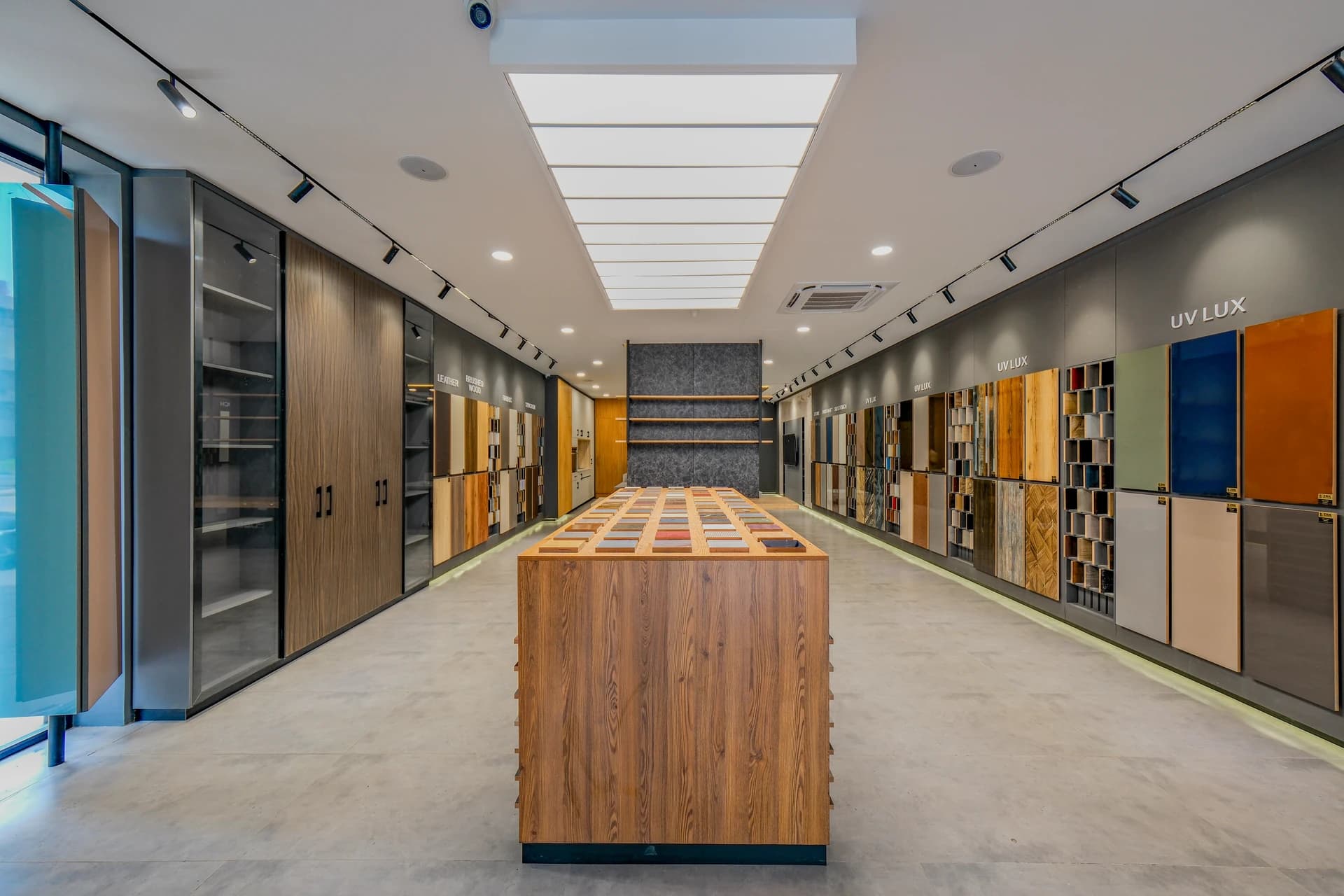 Studio entrance and reception area