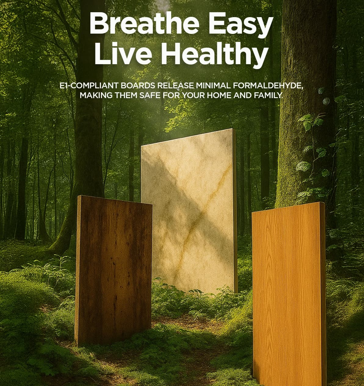 Breathe Easy, Build Smarter — E1 Standards